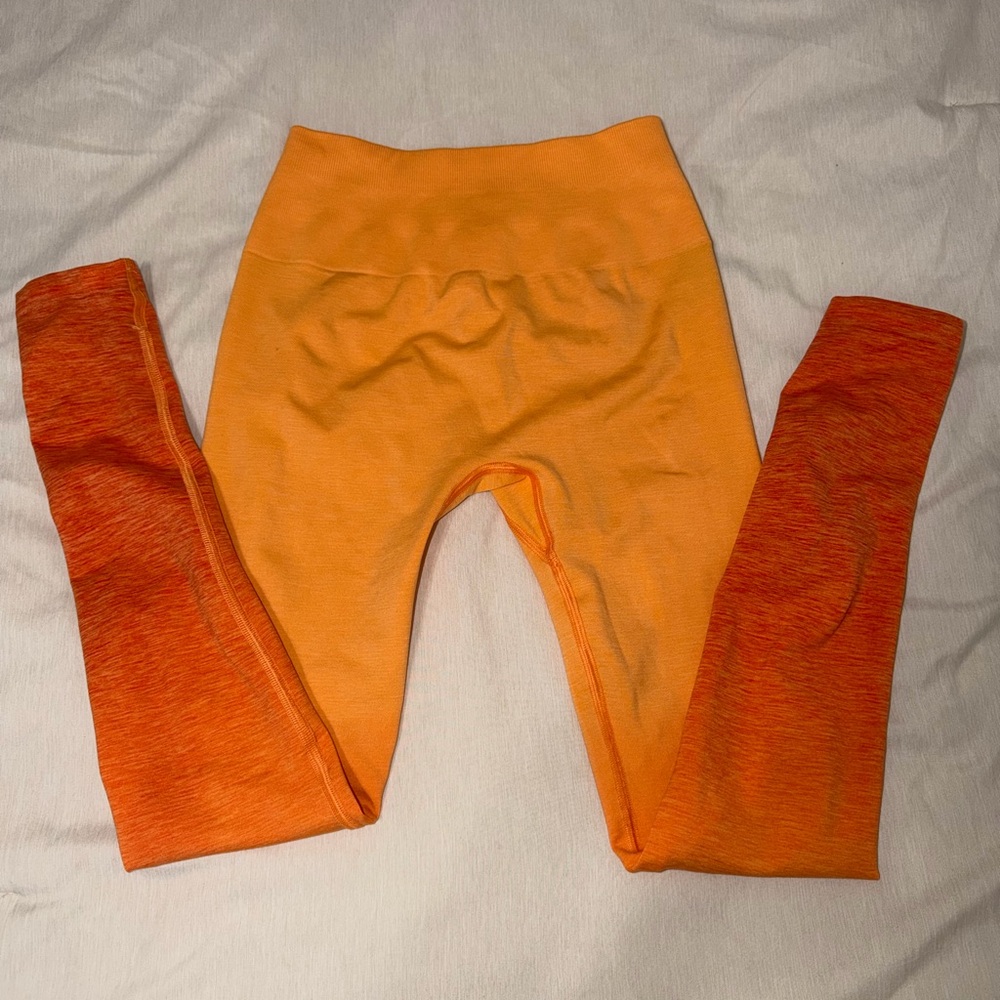 Alphalete Orange Leggings